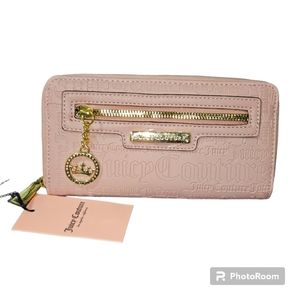 Juicy Couture Deboss Dusty Bush Wallet NWT